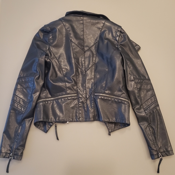 Lulus faux leather moto jacket S - Picture 4 of 6